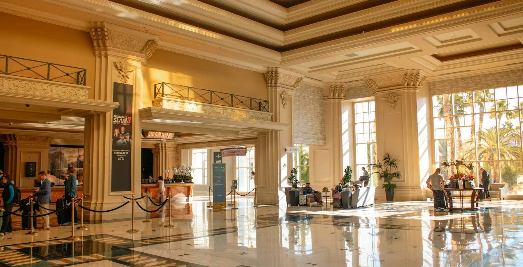 hotel lobby