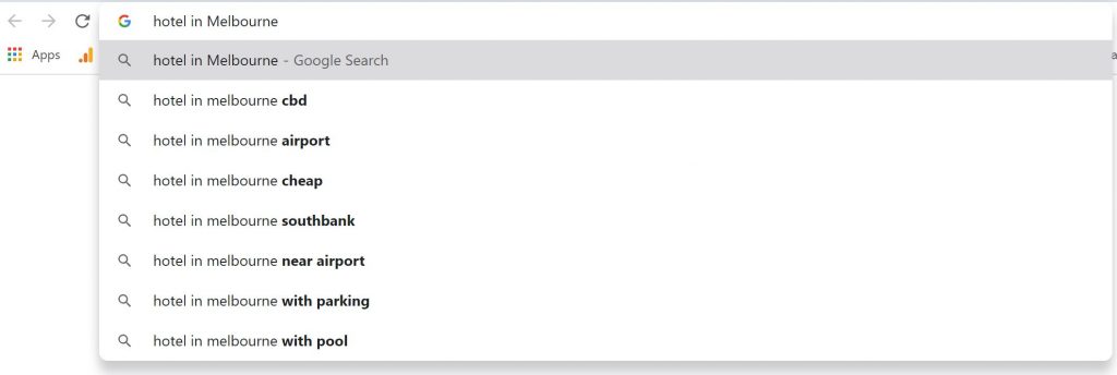 Using google's predictive search feature to optimise your hotel webiste SEO